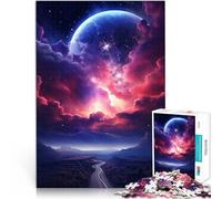 Puzzle 1000 pezzi per adulti paesaggio alieno neon giocattolo educativo anti-stress 10,27 "x 14,96" migliora la memoria