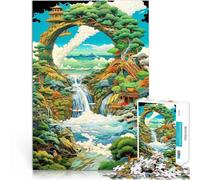 puzzle 1000 pezzi per adulti Paesaggio anime Giocattoli che creano dipendenza e sfidano l'intelligenza del cervello Idee regalo 38x26cm