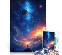 puzzle 1000 pezzi per adulti Paesaggio cosmico per il giocattolo di sfida del gioco educativo con poster abbinato e foglio di quiz 38x26cm