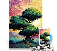 puzzle 1000 pezzi per adulti Paesaggio da sogno della casa sull'albero Gioco educativo per famiglie Adatto per la decorazione del desktop 75x50cm