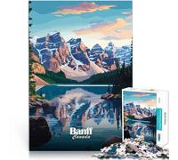 puzzle 1000 pezzi per adulti Paesaggio del Parco Nazionale di Banff Gioco di famiglia per e perché è ideale come regalo per tutta la famiglia 50x70cm
