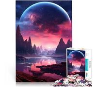 puzzle 1000 pezzi per adulti Paesaggio del pianeta cosmico Per il divertimento in famiglia Ogni pezzo è unico - Gioco divertente e stimolante per tutta la famiglia 38x26cm