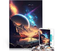 puzzle 1000 pezzi per adulti Paesaggio del Regno Galattico per il giocattolo di sfida del gioco educativo Migliorare l'amore tra le coppie 50x70cm
