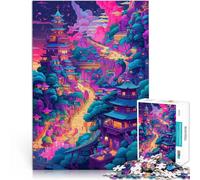 puzzle 1000 pezzi per adulti paesaggio fantastico 6 per il giocattolo di sfida del gioco educativo Gioco educativo per compleanno e Natale 38x26cm