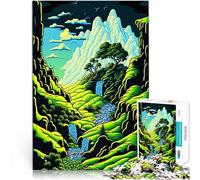 puzzle 1000 pezzi per adulti Paesaggio fantastico per il giocattolo di sfida del gioco educativo Decorazioni e regali unici per la casa 38x26cm