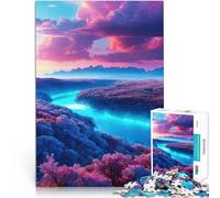 puzzle 1000 pezzi per adulti Paesaggio fantasy colorato per il giocattolo di sfida del gioco educativo Migliorare l'amore tra le coppie 52x38cm
