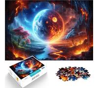 puzzle 1000 pezzi per adulti Paesaggio fantasy spaziale Antistress Vacanza in patria Uccidere il tempo perché è ideale come regalo per tutta la famiglia 52x38cm