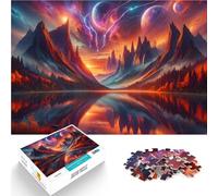 puzzle 1000 pezzi per adulti Paesaggio fantasy spaziale Giocattoli di gioco impegnativi Ogni pezzo è unico - Gioco divertente e stimolante per tutta la famiglia 70x100cm