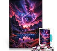puzzle 1000 pezzi per adulti Paesaggio fantasy spaziale per il giocattolo di sfida del gioco educativo Migliorare l'amore tra le coppie 38x26cm