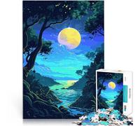 puzzle 1000 pezzi per adulti Paesaggio forestale fantastico Giocattolo educativo antistress è ideale come regalo per tutta la famiglia 75x50cm