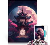 puzzle 1000 pezzi per adulti paesaggio giapponese lunare per il giocattolo di sfida del gioco educativo Migliorare l'amore tra le coppie 52x38cm