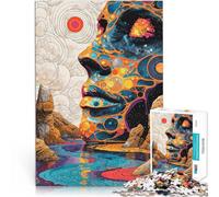 puzzle 1000 pezzi per adulti Paesaggio mentale cosmico Antistress Vacanza in patria Uccidere il tempo Gioco educativo per compleanno e Natale 52x38cm