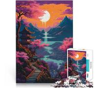 puzzle 1000 pezzi per adulti paesaggio notturno incredibile giocattoli educativi per l'apprendimento perché è ideale come regalo per tutta la famiglia 38x26cm