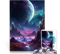 puzzle 1000 pezzi per adulti Paesaggio onirico dell'universo cosmico Gioco rompicapo con pezzi completamente interconnessi di forma casuale 70x100cm