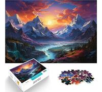 Puzzle 1000 pezzi per adulti paesaggio opera d'arte attività divertenti a casa regalo di compleanno regali di viaggio per adolescenti di 14 anni e oltre 50 x 70 cm