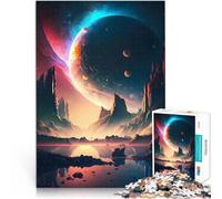 puzzle 1000 pezzi per adulti Paesaggio planetario dell'alba Giocattoli di gioco impegnativi Migliorare l'amore tra le coppie 52x38cm