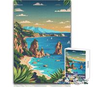 Puzzle 1000 pezzi per adulti Paesaggio sardo Rilassante Tempo libero Preciso Incastro Precisione Giocattolo Dimensioni 38x26cm