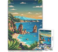 Puzzle 1000 pezzi per adulti Paesaggio sardo Rilassante Tempo libero Preciso Incastro Precisione Giocattolo Dimensioni 50x75cm