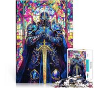 puzzle 1000 pezzi per adulti Paladino nella sua potenza Per il divertimento in famiglia Decorazione murale Regali unici per compleanno e Natale 70x100cm