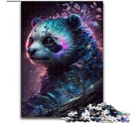 Puzzle 1000 pezzi per adulti Panda mitologico in legno, idea regalo fai da te per la casa, 50x75cm, attività per adulti e famiglie, regalo per la casa fai da te