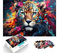 Puzzle 1000 pezzi per Adulti pantera Gioco Giocattoli Aiuta Il Cervello a esercitare Giocattoli avvincenti per coltivare la Pazienza 19,7 "x 29,5"