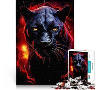 puzzle 1000 pezzi per adulti Pantera Nera Aiuta il cervello ad allenare i giocattoli che creano dipendenza per coltivare la pazienza Un'opera d'arte 75x50cm
