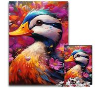 Puzzle 1000 pezzi per adulti Paperella Puzzle difficili per adulti Regalo perfetto per le feste, opera d'arte fai da te 26X38CM/10,23x14,96 pollici