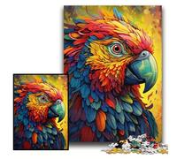 Puzzle 1000 pezzi per adulti, Pappagallo, puzzle impossibile per adulti, dimensioni 26x38cm, gioco decorativo fai da te stimolante, giocattolo interattivo per la famiglia