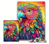 Puzzle 1000 pezzi per adulti Pappagallo Puzzle impossibile per adulti Dimensioni 50x75cm Gioco decorativo fai da te stimolante, giocattolo interattivo per la famiglia