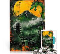 puzzle 1000 pezzi per adulti Paradiso spirituale asiatico Giocattolo educativo antistress Ogni pezzo è unico - Gioco divertente e stimolante per tutta la famiglia 38x26cm