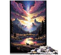 Puzzle 1000 pezzi per adulti Parco Nazionale Yellowstone USA Puzzle interessanti per la riduzione dello Stress 50x70cm Regalo per Compleanni