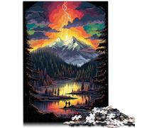 Puzzle 1000 pezzi per adulti Parco Nazionale Yellowstone USA sfida educativa 26x38cm è ideale come regalo per tutta la famiglia
