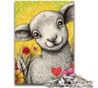 Puzzle 1000 pezzi per adulti Pecore sul pascolo per e dai 14 anni in su Gioco pratico Gioco regalo di Natale 50x75cm