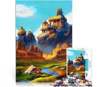 puzzle 1000 pezzi per adulti Pellegrinaggio al Pantheon Antistress Vacanza in patria Uccidere il tempo Collezione di artisti, Belle arti 75x50cm