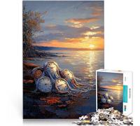 puzzle 1000 pezzi per adulti Persistenza della memoria ispirata agli impressionisti Giochi di relax è ideale come regalo per tutta la famiglia 38x26cm