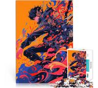 puzzle 1000 pezzi per adulti Personaggio anime con le cuffie Giochi educativi Decorazione della casa Migliorare l'amore tra le coppie 38x26cm