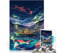 puzzle 1000 pezzi per adulti Pesce volante Giocattoli che creano dipendenza e sfidano l'intelligenza del cervello decorazione murale 75x50cm