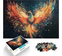 puzzle 1000 pezzi per adulti Phoenix Rising Aiuta il cervello ad allenare i giocattoli che creano dipendenza per coltivare la pazienza decorazione murale 38x26cm