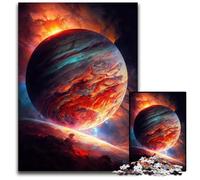 Puzzle 1000 pezzi per adulti, pianeta colorato, puzzle impossibili per adulti, regalo perfetto per l'arredamento della casa e il divertimento delle feste, 26X38CM/10,23x14,96 pollici.