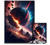 Puzzle 1000 pezzi per adulti, pianeta del buco nero, puzzle impossibili per adulti, regalo perfetto per l'arredamento della casa e il divertimento delle vacanze, 26X38CM/10,23x14,96 pollici.