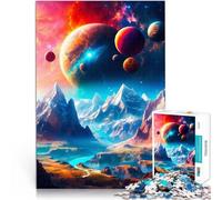 puzzle 1000 pezzi per adulti Pianeta incredibile Giocattolo educativo intellettuale decomprimente perché è ideale come regalo per tutta la famiglia 38x52cm
