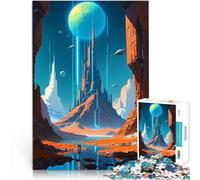 puzzle 1000 pezzi per adulti Pianeta natale Aiuta il cervello ad allenare i giocattoli che creano dipendenza per coltivare la pazienza Un'opera d'arte 75x50cm