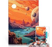 puzzle 1000 pezzi per adulti Pianeta spaziale Aiuta il cervello ad allenare i giocattoli che creano dipendenza per coltivare la pazienza Un'opera d'arte 50x70cm