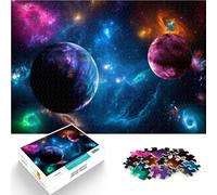 puzzle 1000 pezzi per adulti Pianeti dello spazio esterno Giocattoli da gioco per regalo di famiglia Migliorare l'amore tra le coppie 52x38cm