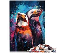 Puzzle 1000 pezzi per adulti pinguino impegnativo puzzle difficile che è difficile da completare, ma divertente e divertente è 26 x 38 cm