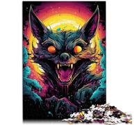 Puzzle 1000 pezzi per adulti pipistrello chiaro di luna gioco giocattoli 19,7" x 29,5" per è ideale come regalo per tutta la famiglia