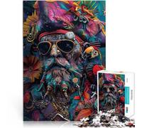 puzzle 1000 pezzi per adulti Pirata psichedelico per il giocattolo di sfida del gioco educativo Gioco educativo per compleanno e Natale 38x26cm