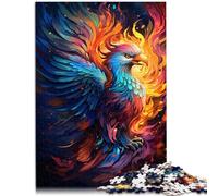 Puzzle 1000 Pezzi per Adulti Pittura Colore Fenice Giocattolo Educativo Anti-Stress per la Decorazione della Casa 19,7 x 29,5 Pollici per Bambini 14 Anni