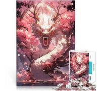 puzzle 1000 pezzi per adulti potere del drago giapponese Giocattolo educativo intellettuale decomprimente Decorazione perfetta 38x26cm