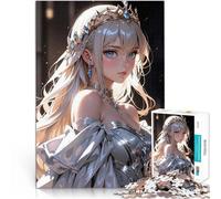 puzzle 1000 pezzi per adulti Principessa anime con corona Giocattoli per l'intrattenimento in famiglia perché è ideale come regalo per tutta la famiglia 52x38cm